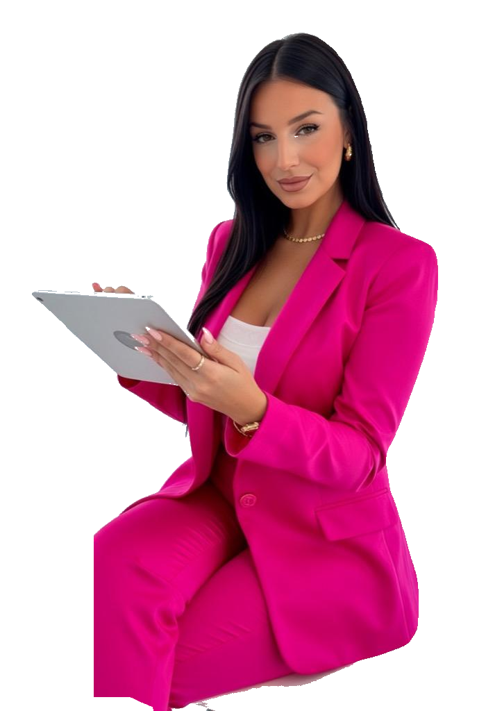 Daniela Campacci con tablet